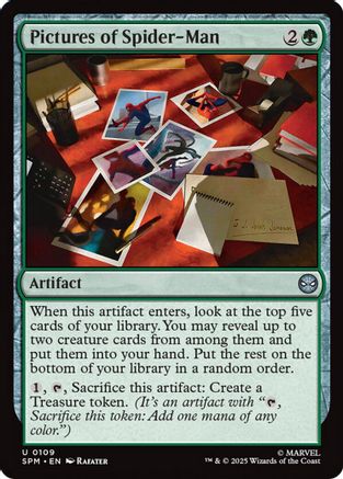 Pictures of Spider-Man (SPM-109) - Marvel's Spider-Man Foil - for just $0.07! 
