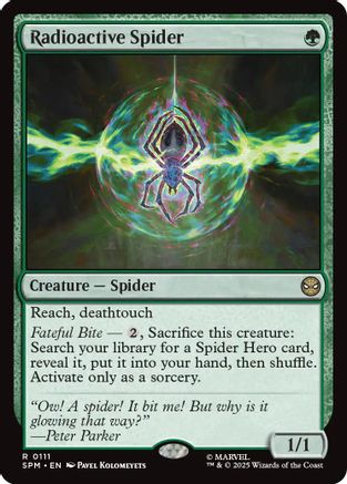 Radioactive Spider (SPM-285) - Marvel's Spider-Man - for just $0.12! 