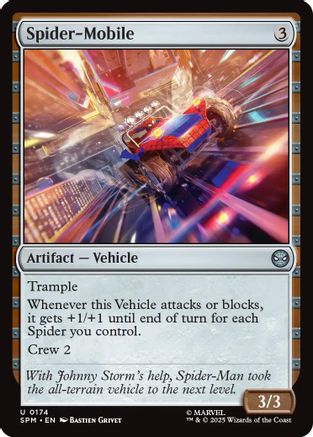 Spider-Mobile (SPM-174) - Marvel's Spider-Man Foil - for just $0.04! 
