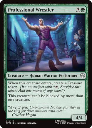 Professional Wrestler (SPM-110) - Marvel's Spider-Man - for just $0.01! 