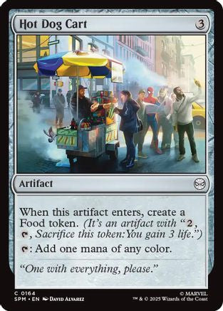 Hot Dog Cart (SPM-164) - Marvel's Spider-Man Foil - for just $0.10! 