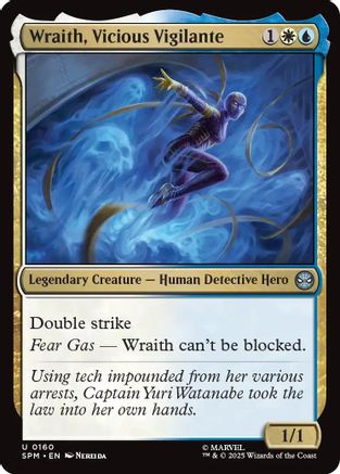 Wraith, Vicious Vigilante (SPM-160) - Marvel's Spider-Man Foil - for just $0.05! 