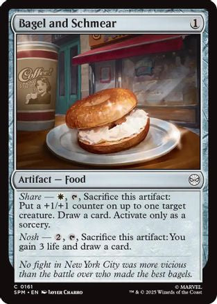 Bagel and Schmear (SPM-161) - Marvel's Spider-Man - for just $0.05! 