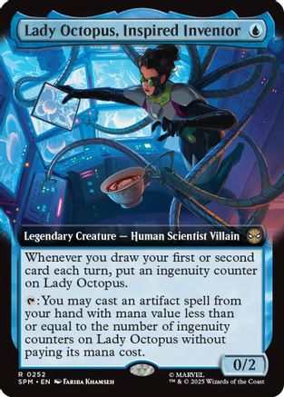 Lady Octopus, Inspired Inventor (Extended Art) (SPM-252) - Marvel's Spider-Man Foil - for just $0.39! 