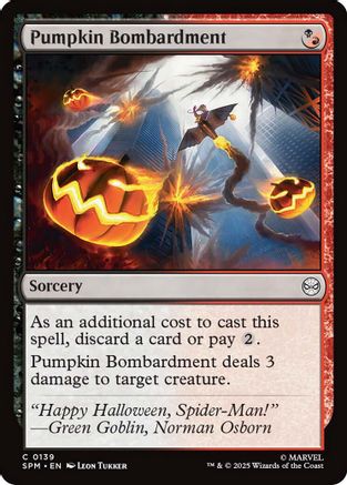 Pumpkin Bombardment (SPM-139) - Marvel's Spider-Man Foil - for just $0.04! 