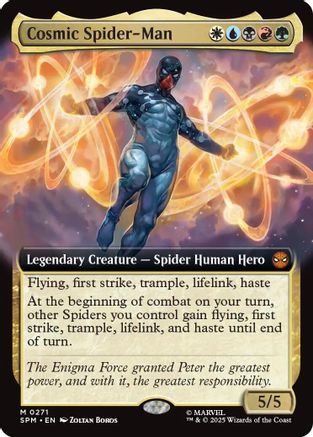Cosmic Spider-Man (Extended Art) (SPM-271) - Marvel's Spider-Man Foil - for just $2.42! 