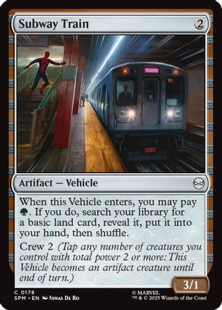 Subway Train (SPM-178) - Marvel's Spider-Man Foil - for just $0.03! 