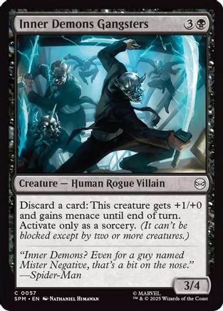 Inner Demons Gangsters (SPM-057) - Marvel's Spider-Man Foil - for just $0.02! 