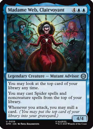 Madame Web, Clairvoyant (SPM-036) - Marvel's Spider-Man Foil - for just $0.07! 