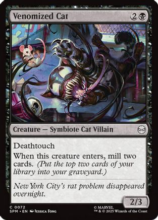 Venomized Cat (SPM-072) - Marvel's Spider-Man - for just $0.05! 
