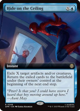 Hide on the Ceiling (Extended Art) (SPM-249) - Marvel's Spider-Man Foil - for just $0.45! 