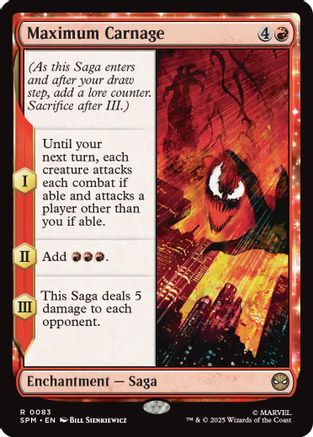 Maximum Carnage (SPM-083) - Marvel's Spider-Man Foil - for just $0.51! 