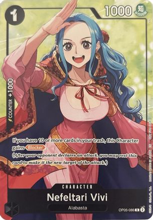 Nefeltari Vivi (Welcome Pack Vol. 2) (OP05-086) - One Piece Promotion Cards - for just $1.68! 