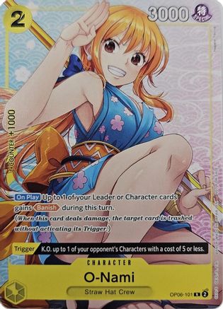 O-Nami (Welcome Pack Vol. 2) (OP06-101) - One Piece Promotion Cards - for just $4.70! 