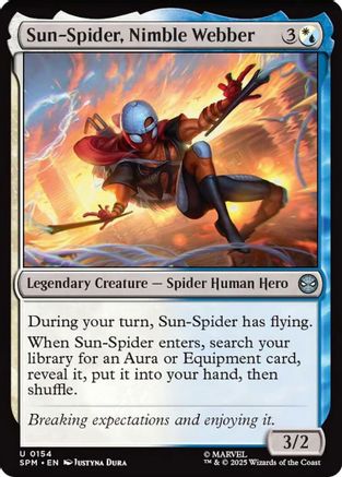 Sun-Spider, Nimble Webber (SPM-154) - Marvel's Spider-Man Foil - for just $0.05! 