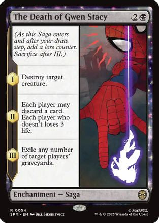 The Death of Gwen Stacy (SPM-054) - Marvel's Spider-Man Foil - for just $0.10! 