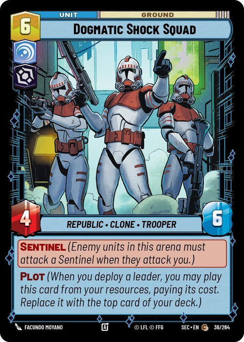 Dogmatic Shock Squad (36/264) (36/264) [Secrets of Power] - for just $0.10! 