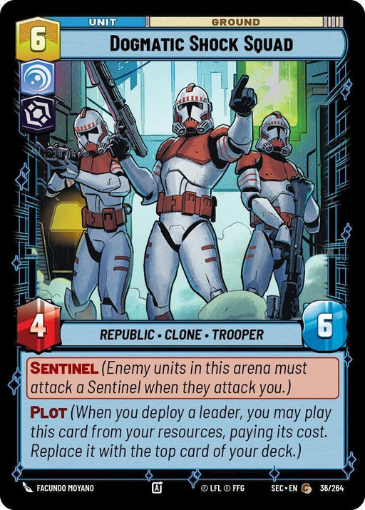 Dogmatic Shock Squad (36/264) (36/264) [Secrets of Power] - for just $0.10! 