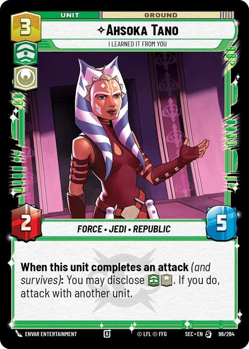 Ahsoka Tano - I Learned It from You (96/264) (96/264) [Secrets of Power] - for just $0.30! 