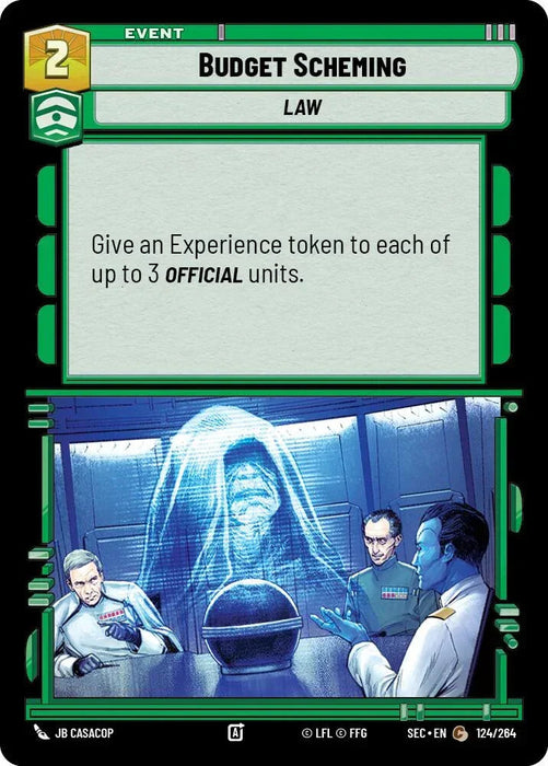 Budget Scheming (124/264) (124/264) [Secrets of Power] - for just $0.10! 