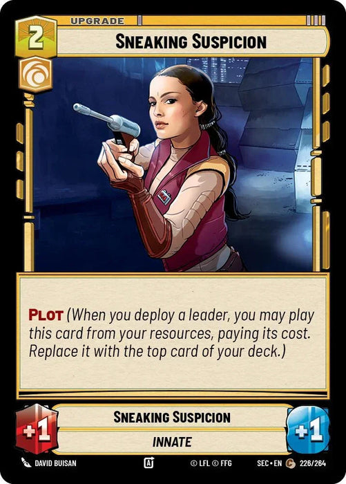 Sneaking Suspicion (226/264) (226/264) [Secrets of Power] - for just $0.10! 