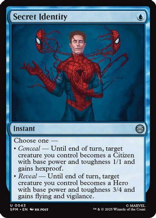 Secret Identity (SPM-098) - Marvel's Spider-Man - for just $0.08! 