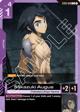 Mikazuki Augus (ST05-010) - Starter Deck 05 Iron Bloom - for just $0.21! 