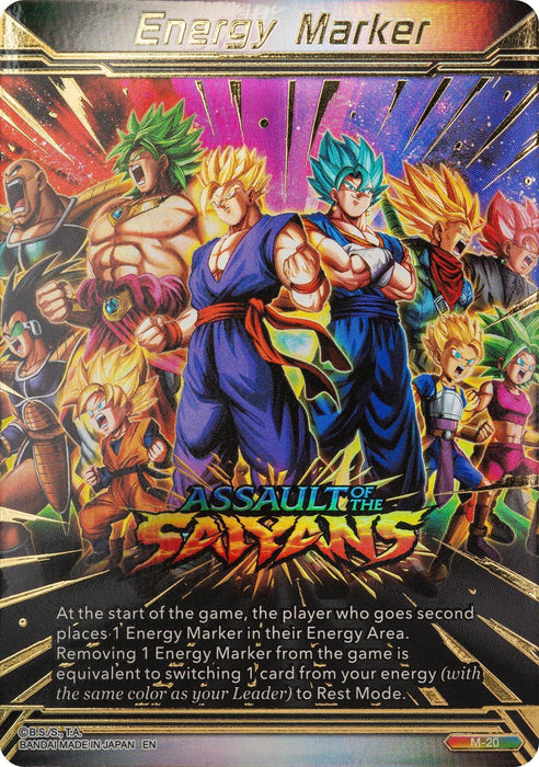 Energy Marker - Assault of the Saiyans (M-20) [Prismatic Clash] - for just $7.80! 