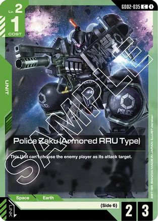 Police Zaku (Armored RRU Type) (GD02-035) - Dual Impact - for just $0.03! 