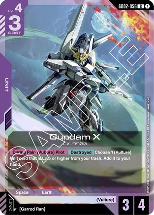 Gundam X (GD02-056) (GD02-056) - Dual Impact Holofoil - for just $0.05! 