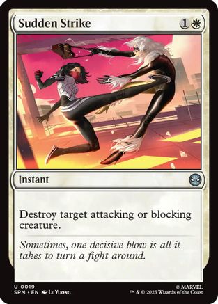 Sudden Strike (SPM-019) - Marvel's Spider-Man - for just $0.03! 