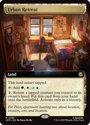 Urban Retreat (Extended Art) (SPM-283) - Marvel's Spider-Man Foil - for just $0.22! 