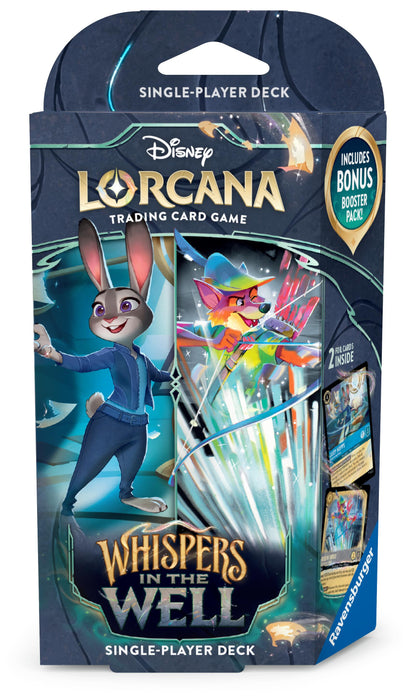 Disney Lorcana: Whispers in the Well Starter Deck (Sapphire & Steel) [10] - for just $17.99! 