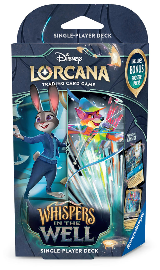 Disney Lorcana: Whispers in the Well Starter Deck (Sapphire & Steel) [10] - for just $17.99! 