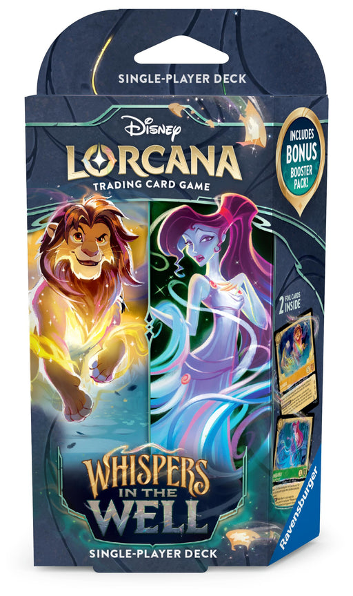 Disney Lorcana: Whispers in the Well Starter Deck (Amber & Emerald) [10] - for just $17.99! 