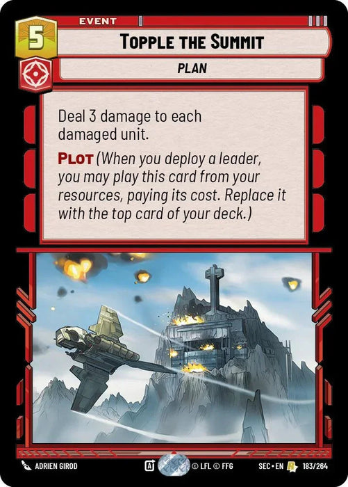 Topple the Summit (183/264) (183/264) [Secrets of Power] - for just $3.25! 