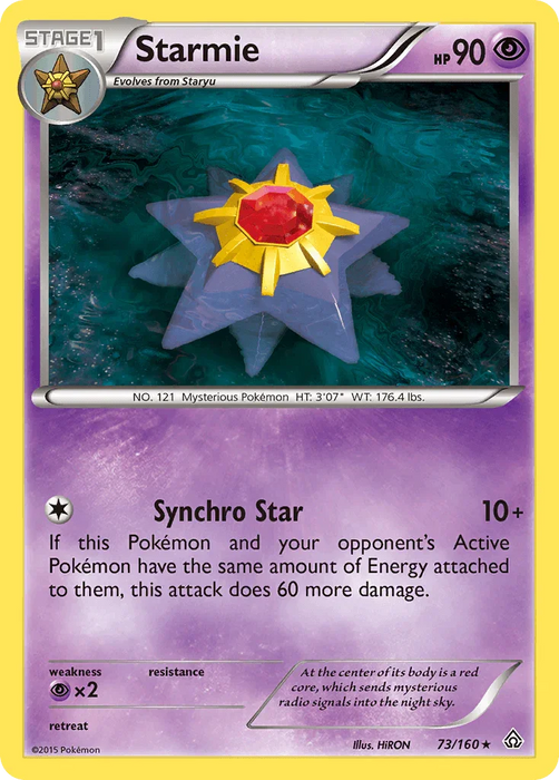 Starmie (73/160) [XY: Primal Clash] - for just $0.20! 