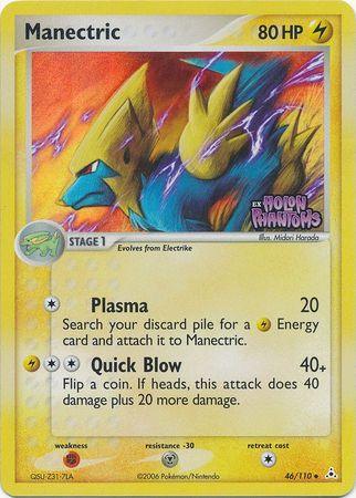 Manectric (46/110) (Stamped) [EX: Holon Phantoms] - for just $7.80! 