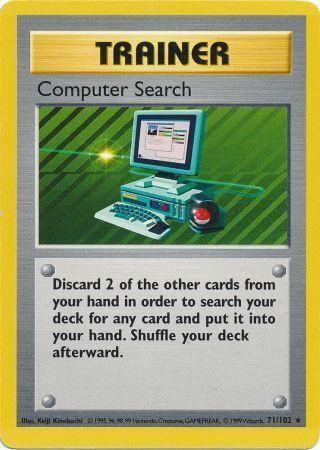 Computer Search (71/102) [Base Set Shadowless Unlimited] - for just $3.35! 