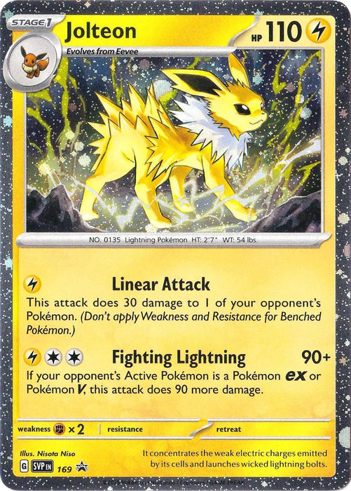 Jolteon (169) (Cosmos Holo) [Scarlet & Violet: Black Star Promos] - for just $0.40! 