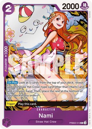 Nami (PRB02-012) - Premium Booster -The Best- Vol. 2 Foil - for just $2.30! 