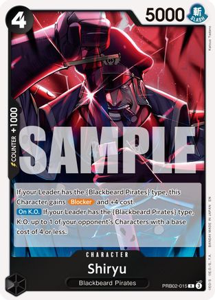 Shiryu (PRB02-015) - Premium Booster -The Best- Vol. 2 Foil - for just $3.70! 