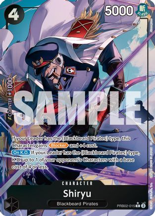 Shiryu (Alternate Art) (PRB02-015) - Premium Booster -The Best- Vol. 2 Foil - for just $8.60! 