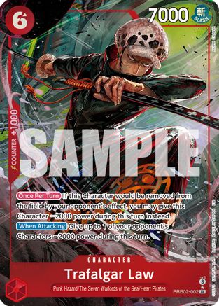 Trafalgar Law (Alternate Art) (PRB02-002) - Premium Booster -The Best- Vol. 2 Foil - for just $14! 
