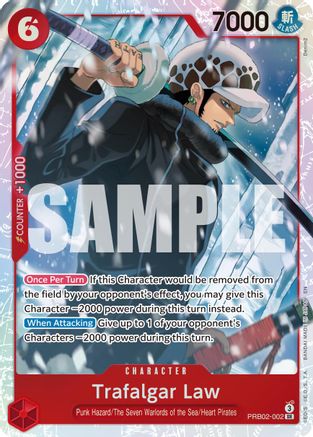 Trafalgar Law (PRB02-002) - Premium Booster -The Best- Vol. 2 Foil - for just $1.80! 