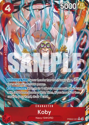 Koby (Alternate Art) (PRB02-001) - Premium Booster -The Best- Vol. 2 Foil - for just $16.65! 