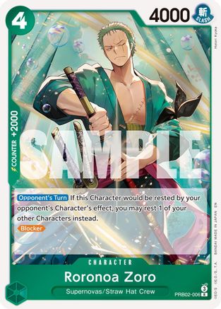 Roronoa Zoro - PRB02-006 (PRB02-006) - Premium Booster -The Best- Vol. 2 Foil - for just $5.80! 