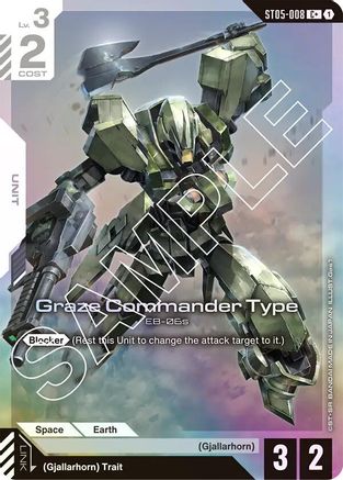 Graze Commander Type (C+) (ST05-008) - Starter Deck 05 Iron Bloom Holofoil - for just $1.82! 