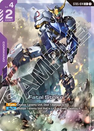 Fatal Strike (C+) (ST05-014) - Starter Deck 05 Iron Bloom Holofoil - for just $8.72! 