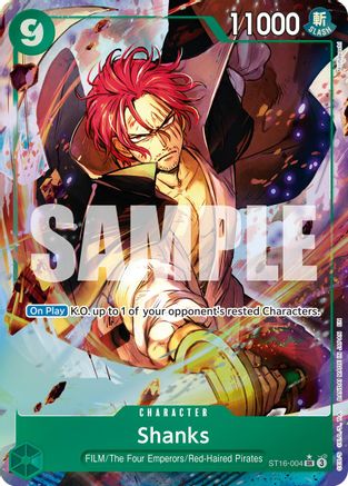 Shanks - ST16-004 (Alternate Art) (ST16-004) - Premium Booster -The Best- Vol. 2 Foil - for just $10.33! 